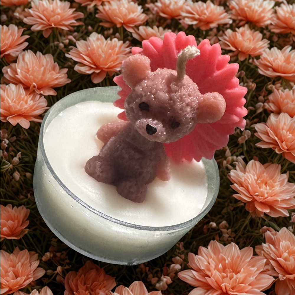 Homemade Teddybear Candles